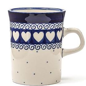 Rechte mok 250 ml White Valentine