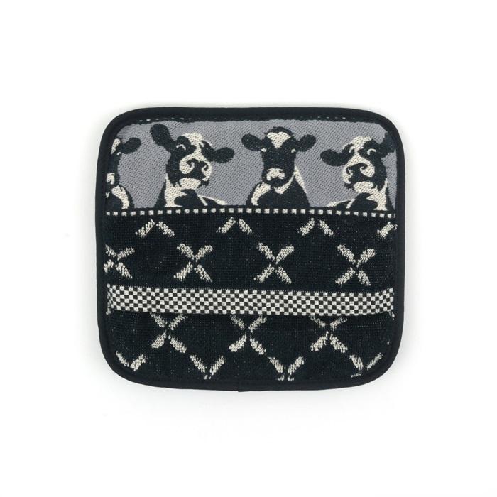 Potholder Cows Black 1