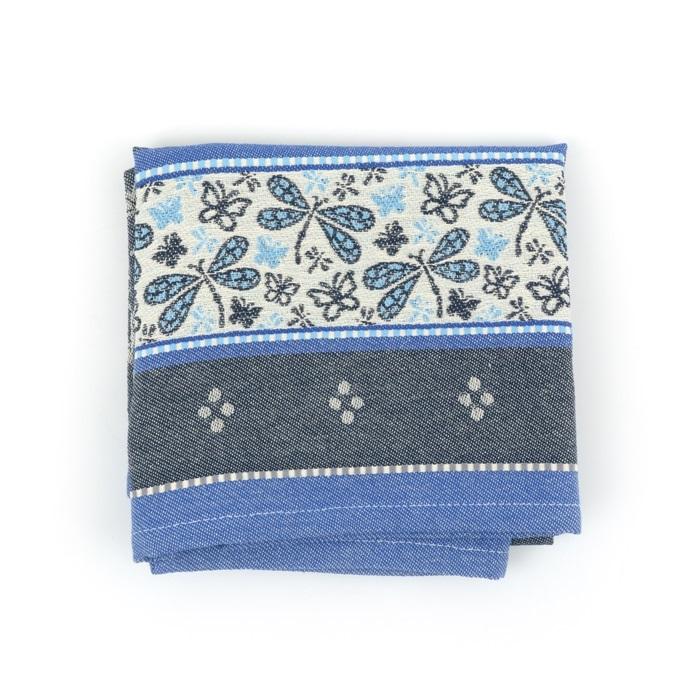 Tea Towel Dragonfly Dark Blue 3